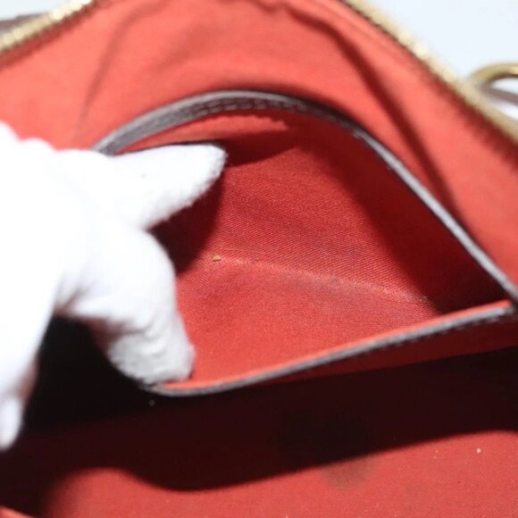 LOUIS VUITTON Damier Ebene Alma Hand Bag N51131 LV Auth 140459 - Picture 13 of 16